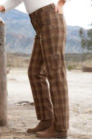 Ulla Popken Geruite Broek 655133
