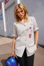 gestreepte blouse