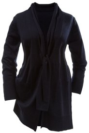 vest met sjaalkraag