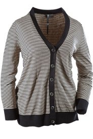 gestreepte cardigan