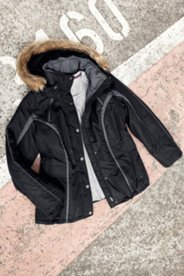 Ulla popken allweatherjack zwart