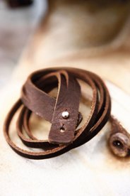 leren armbandje