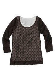 mesh pullover