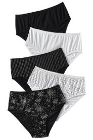 Ulla Popken Slips Set Van 5 665277