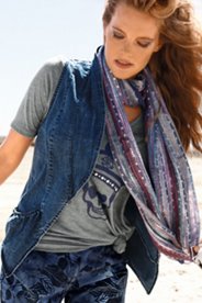 Ulla Popken Jeansgilet 667048