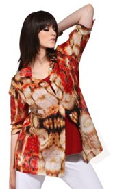 Druckbluse