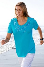 Ulla Popken V Halsshirt 676405