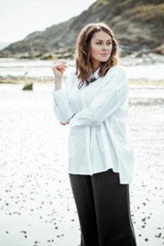 Ulla Popken Eco Cotton Covered Placket Tunic