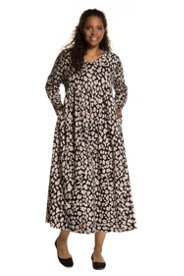 Ulla Popken jurk - grote maten multicolour