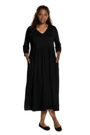 Ulla Popken jurk - grote maten zwart