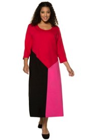 Ulla Popken jurk - grote maten multicolour