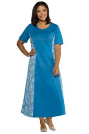 Ulla Popken jurk - grote maten multicolour