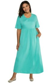 Ulla Popken jurk - grote maten mintgroen