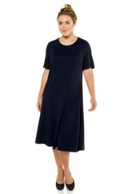 Ulla Popken jurk - grote maten nachtblauw