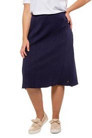 Ulla Popken rok - grote maten donkerblauw